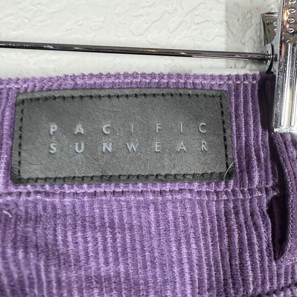 NEW! Pacsun Hi Rise Straight Corduroy Jeans Pants Purple Grape Casual Hippie 25 - Picture 8 of 9
